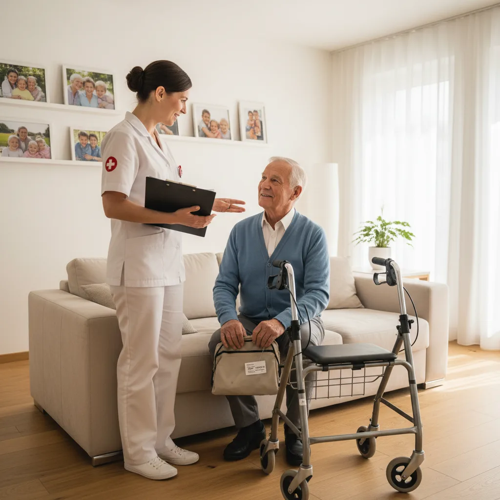 Retour à domicile après hospitalisation